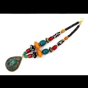 Water drop pendant necklace